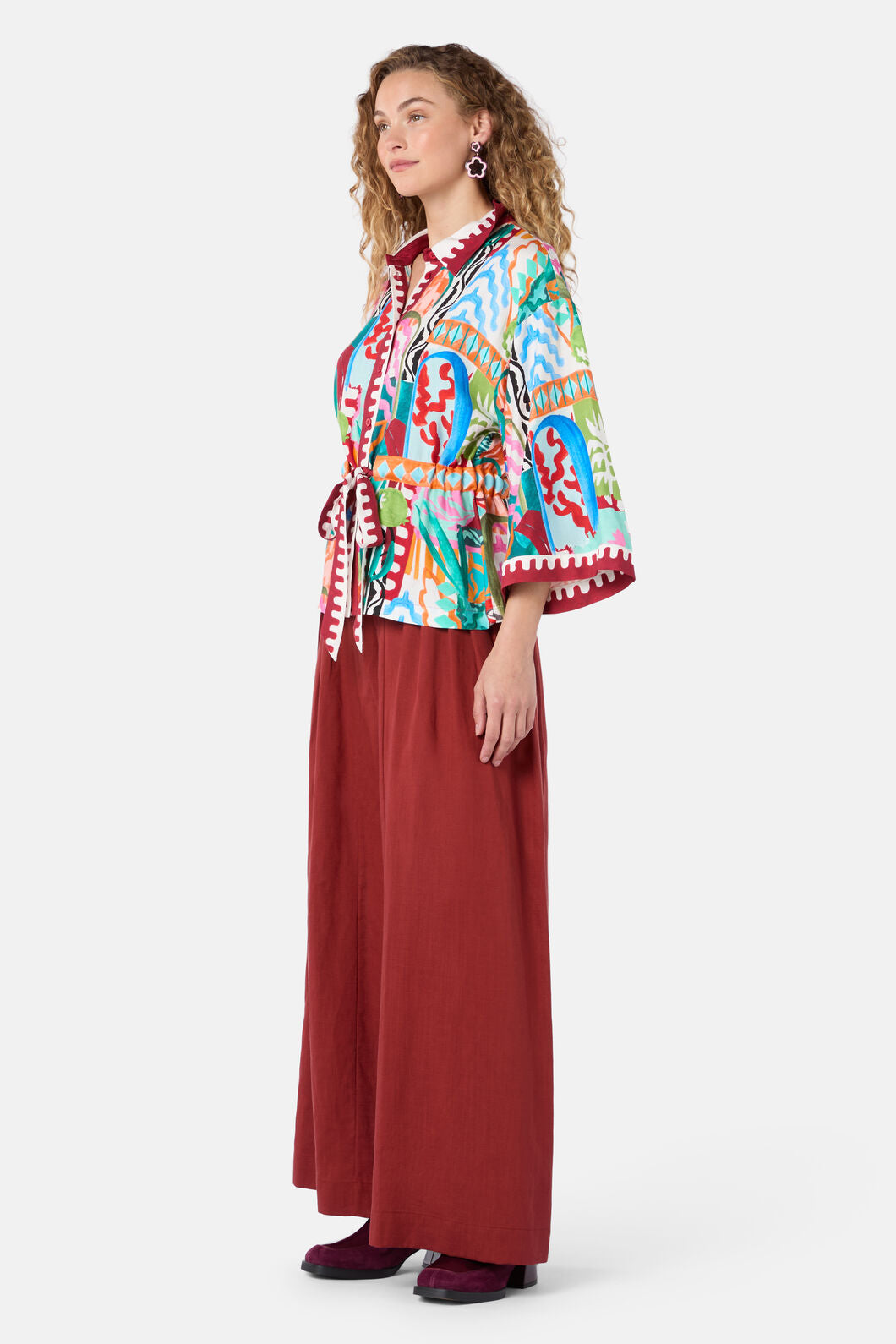 Gorman NZ - Morocco Kimono Shirt - print