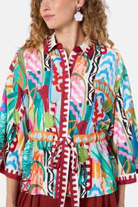 Gorman NZ - Morocco Kimono Shirt - print