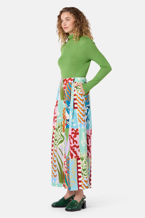 Gorman NZ - Zellige Patch Skort - print