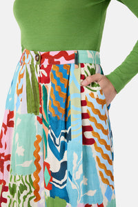Gorman NZ - Zellige Patch Skort - print