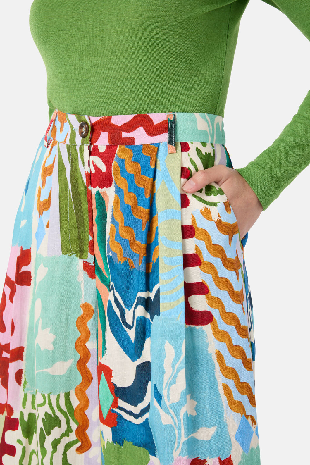 Gorman NZ - Zellige Patch Skort - print