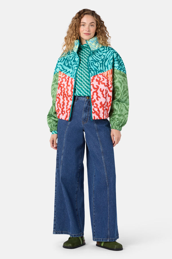 Gorman NZ - Zellige Patch Raincoat - print