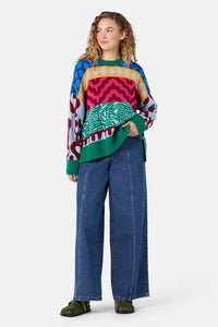 Gorman NZ - Morocco Stripe Jumper - multi