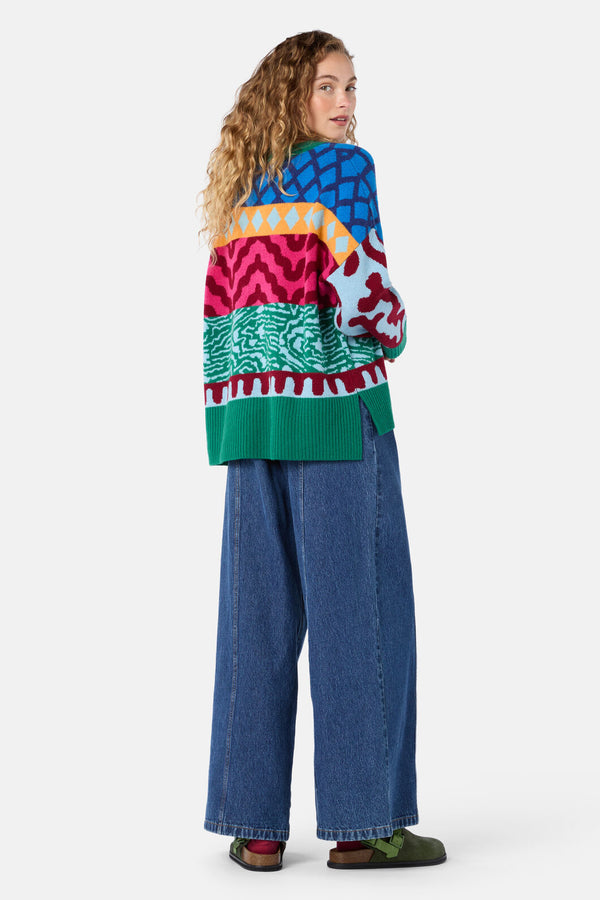 Gorman NZ - Morocco Stripe Jumper - multi