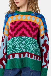 Gorman NZ - Morocco Stripe Jumper - multi