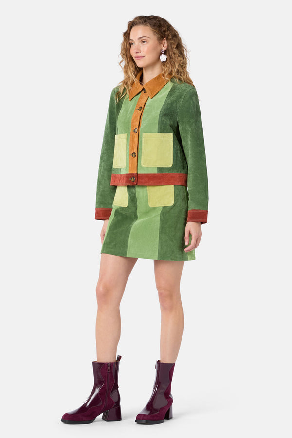 Gorman NZ - 70’s Patch Suede Jacket - multi