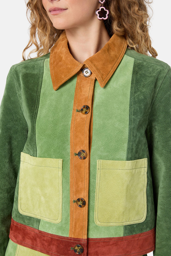 Gorman NZ - 70’s Patch Suede Jacket - multi