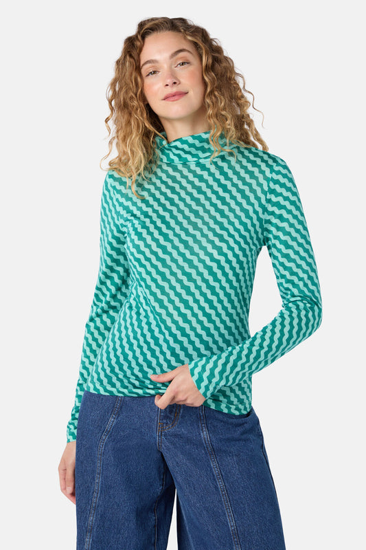 Gorman NZ - Wavy Days Merino Polo - blue