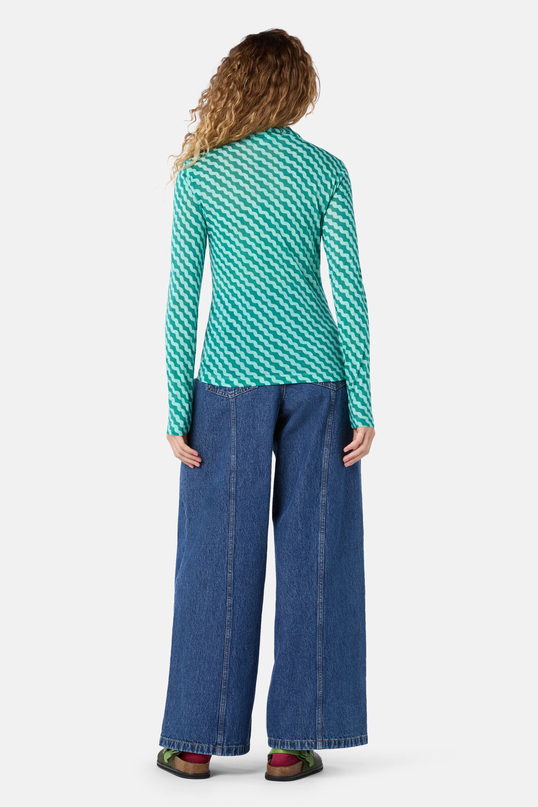 Gorman NZ - Wavy Days Merino Polo - blue