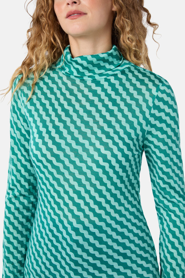 Gorman NZ - Wavy Days Merino Polo - blue