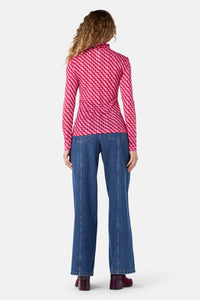 Gorman NZ - Wavy Days Merino Polo - pink