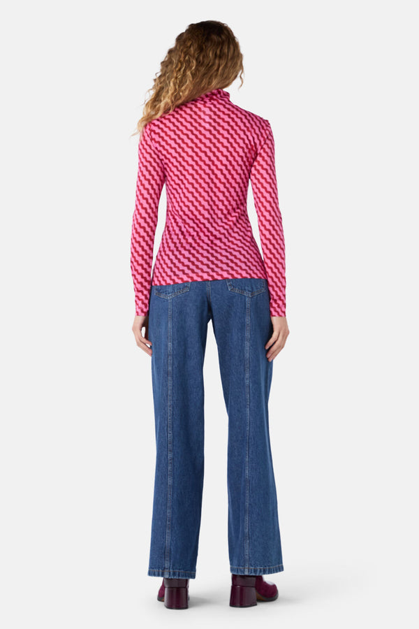Gorman NZ - Wavy Days Merino Polo - pink