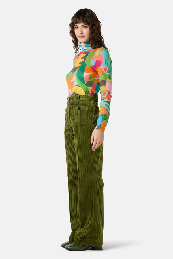 Gorman NZ - Pesto Chilli Cord Pant - green
