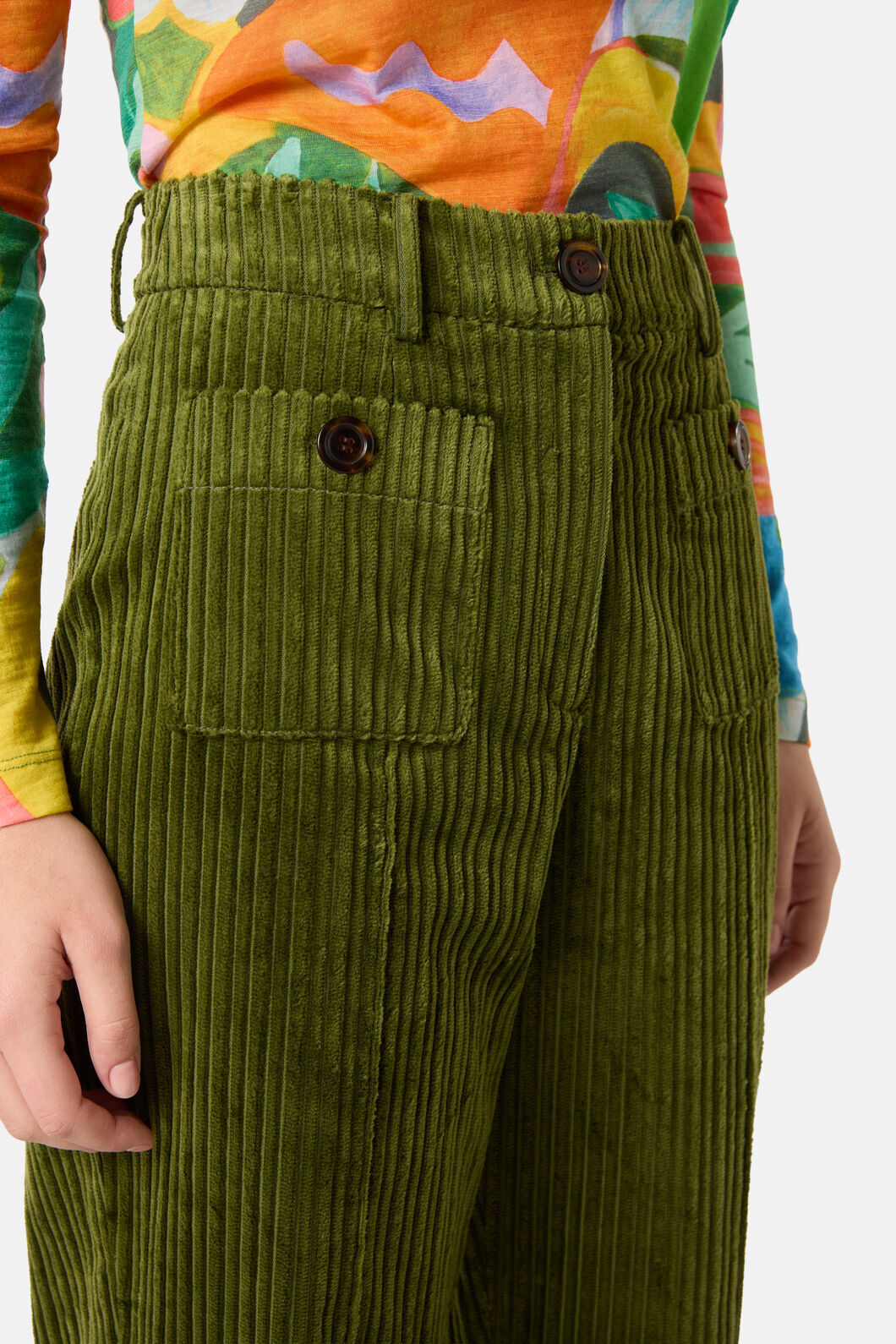 Gorman NZ - Pesto Chilli Cord Pant - green