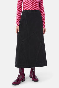 Gorman NZ - Whitney Denim Midi Skirt - grey