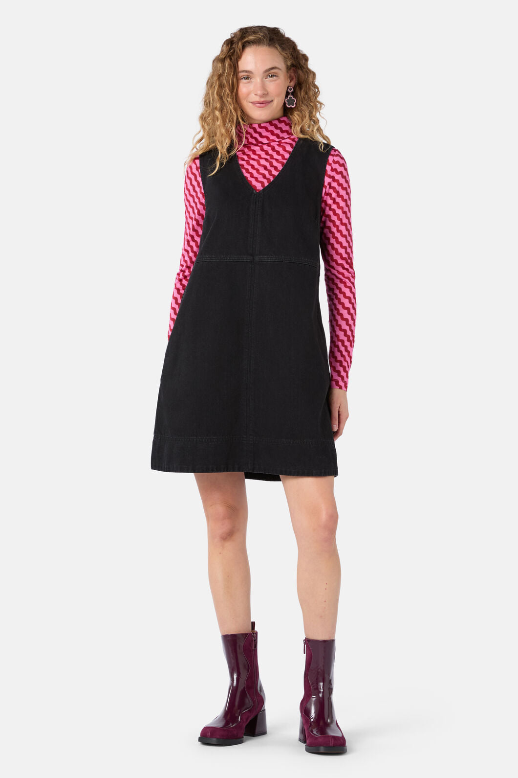 Gorman NZ - Whitney Denim Pinafore - grey