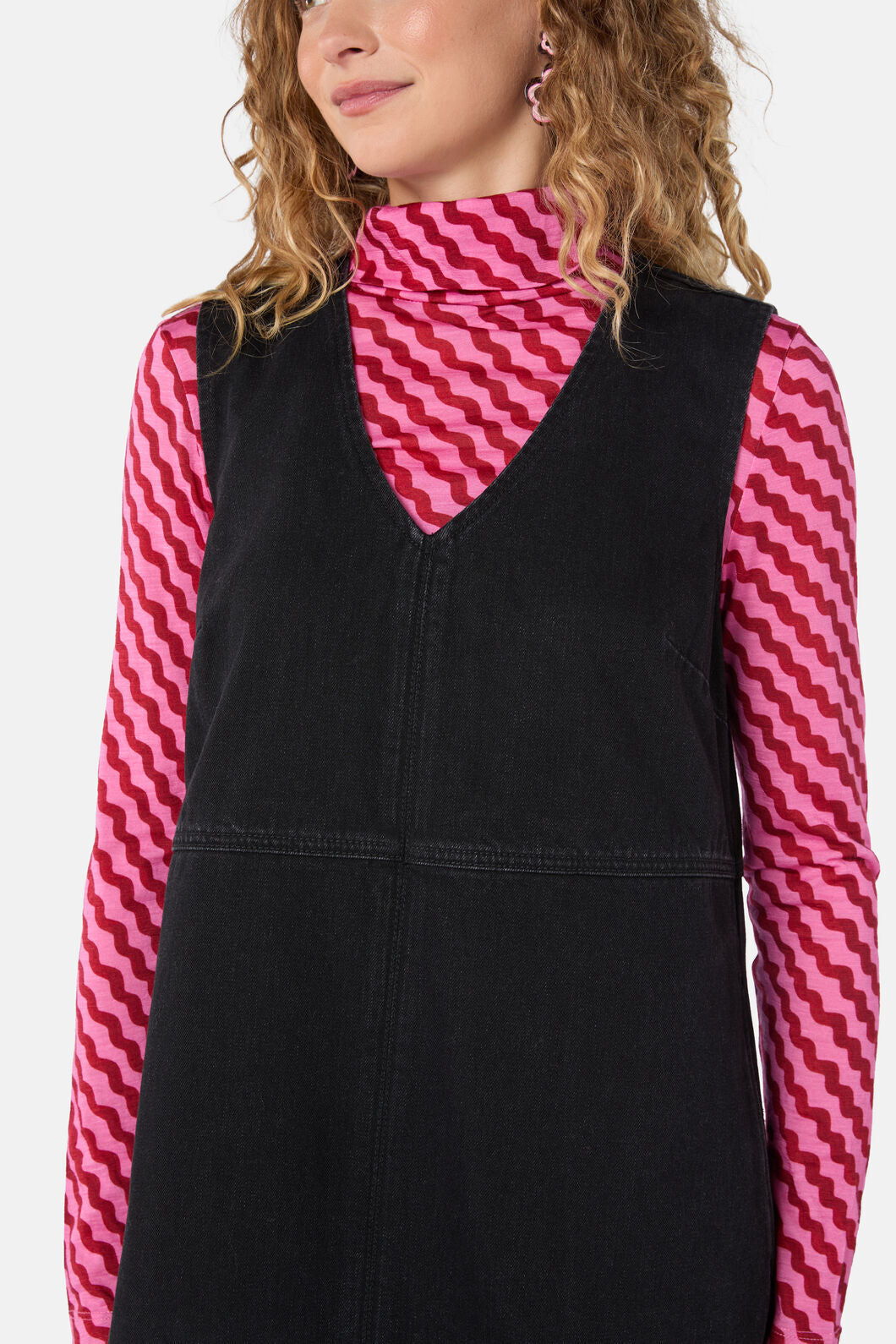 Gorman NZ - Whitney Denim Pinafore - grey
