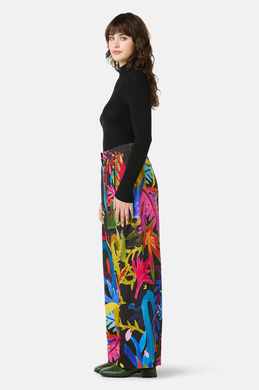 Gorman NZ - Night Garden Wide Pant - print