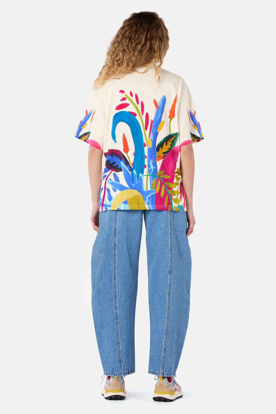 Gorman NZ - Night Garden Oversized Tee - white