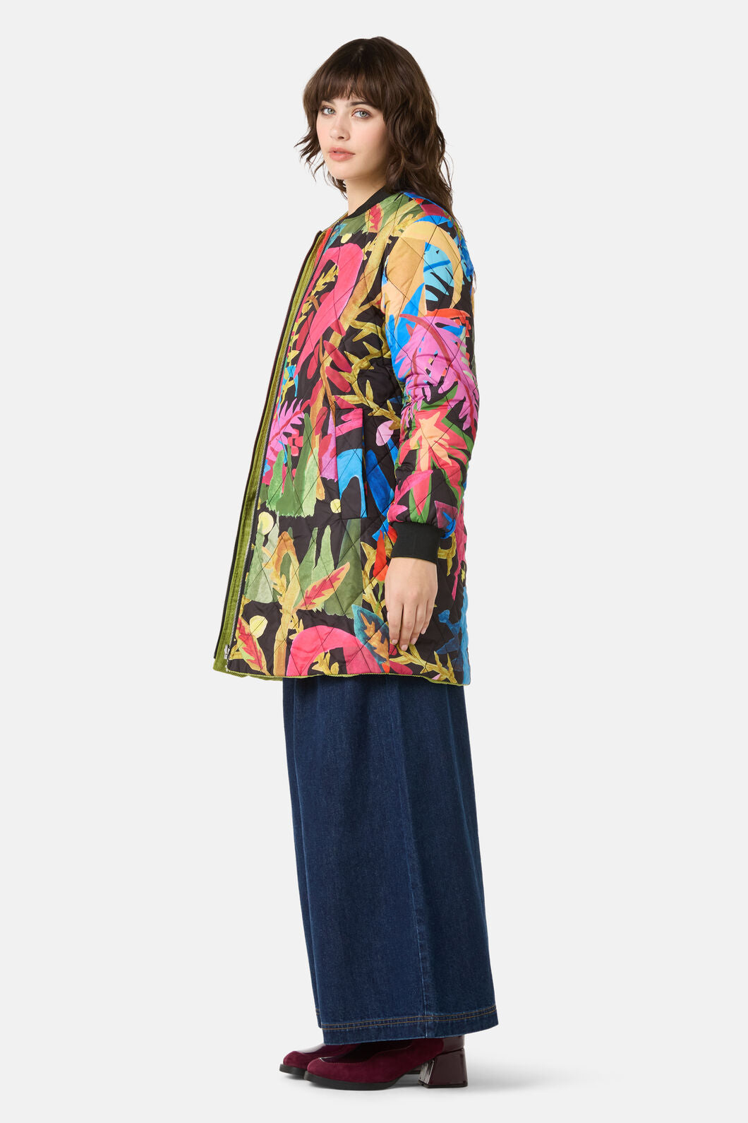 Gorman NZ - Night Garden Quilted Coat - print