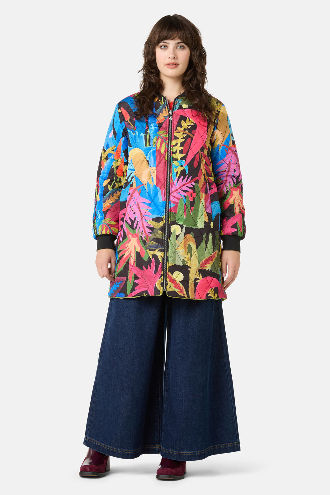 Gorman NZ - Night Garden Quilted Coat - print
