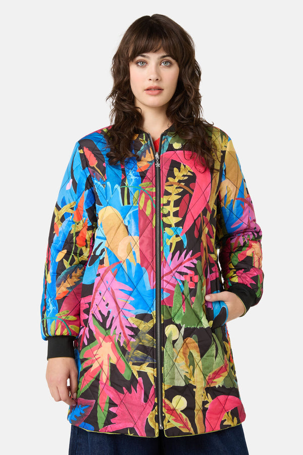 Gorman NZ - Night Garden Quilted Coat - print