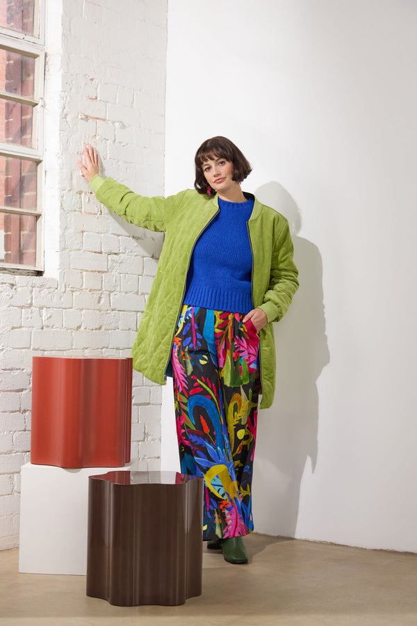 Gorman NZ - Night Garden Quilted Coat - print