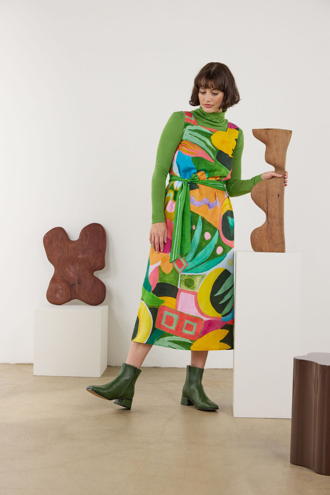 Gorman NZ - Warm Winter Printed Midi Dress - print