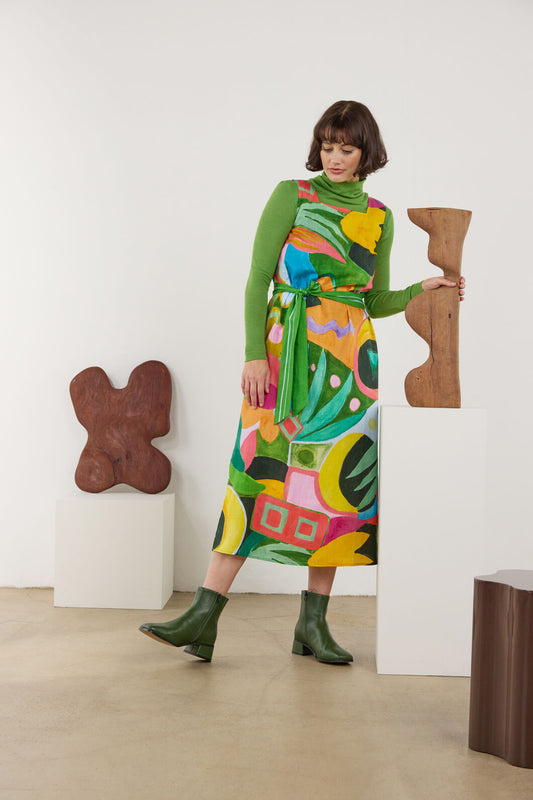 Gorman NZ - Warm Winter Printed Midi Dress - print