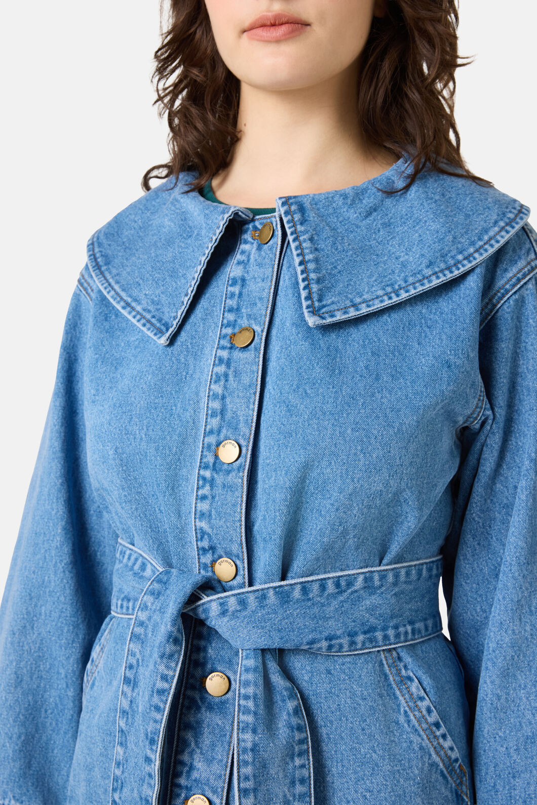 Gorman NZ - Henry Collar Denim Jacket - denim