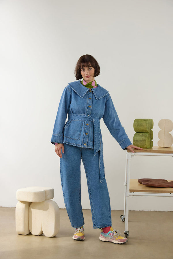 Gorman NZ - Henry Collar Denim Jacket - denim