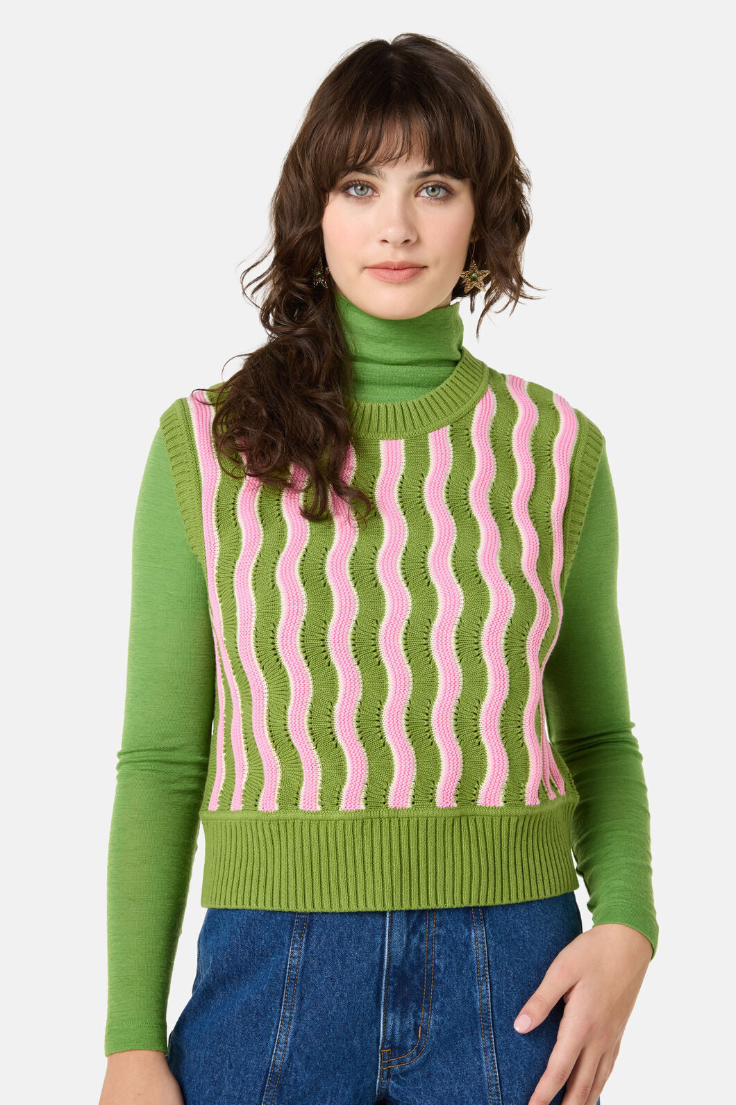 Gorman NZ - Wavy Baby Crochet Vest - multi
