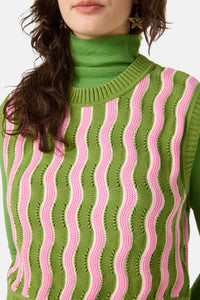Gorman NZ - Wavy Baby Crochet Vest - multi