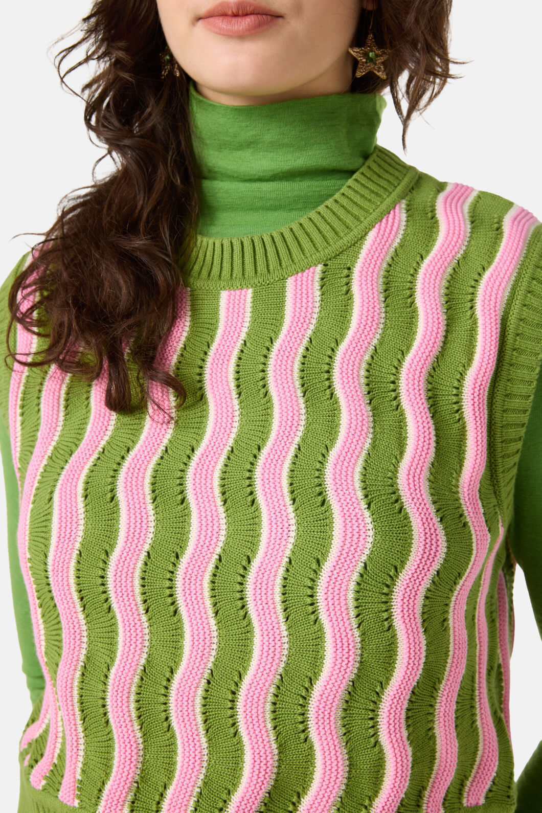 Gorman NZ - Wavy Baby Crochet Vest - multi