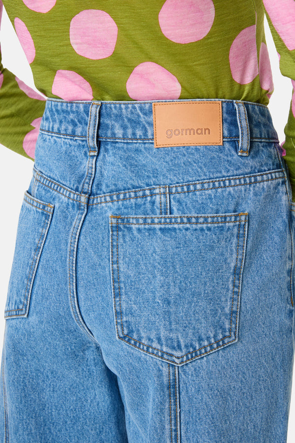 Gorman NZ - Henry Barrel Jean - light-blue