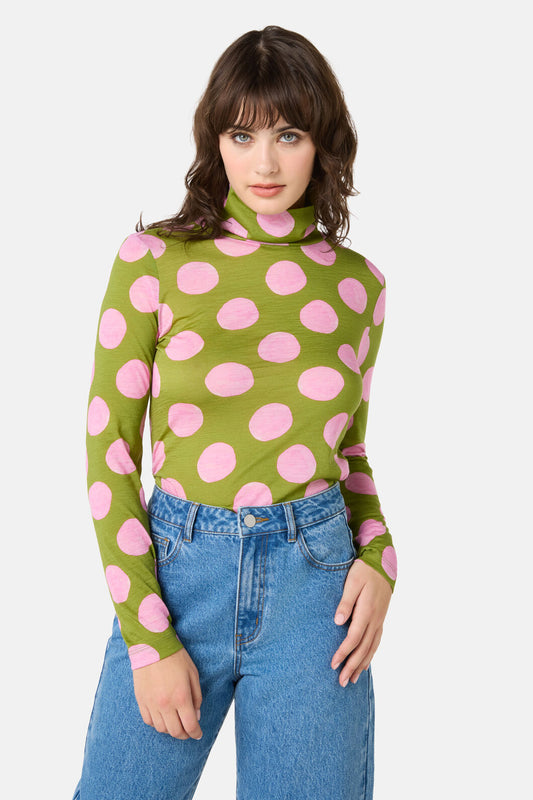 Gorman NZ - Always Spot It Merino Polo - print