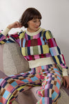 Gorman NZ - Arty Check Knit Jumper - print