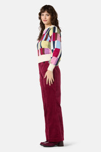 Gorman NZ - Arty Check Knit Jumper - print