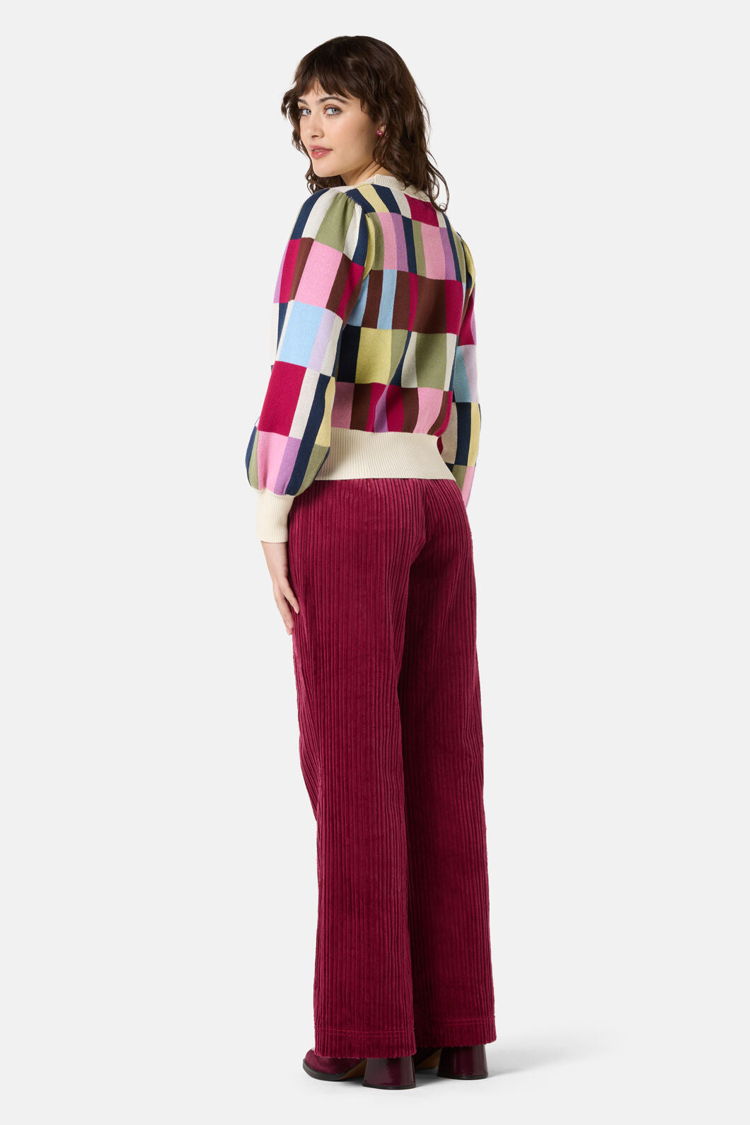 Gorman NZ - Arty Check Knit Jumper - print