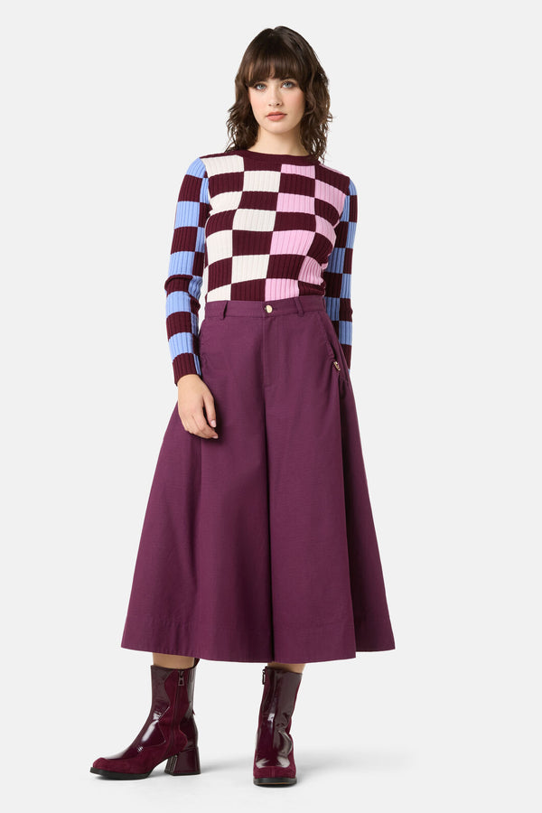 Gorman NZ - Monica Toggle Skort - deep-purple