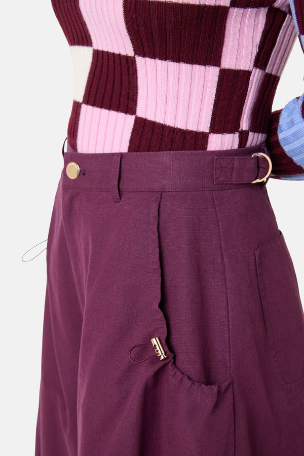 Gorman NZ - Monica Toggle Skort - deep-purple