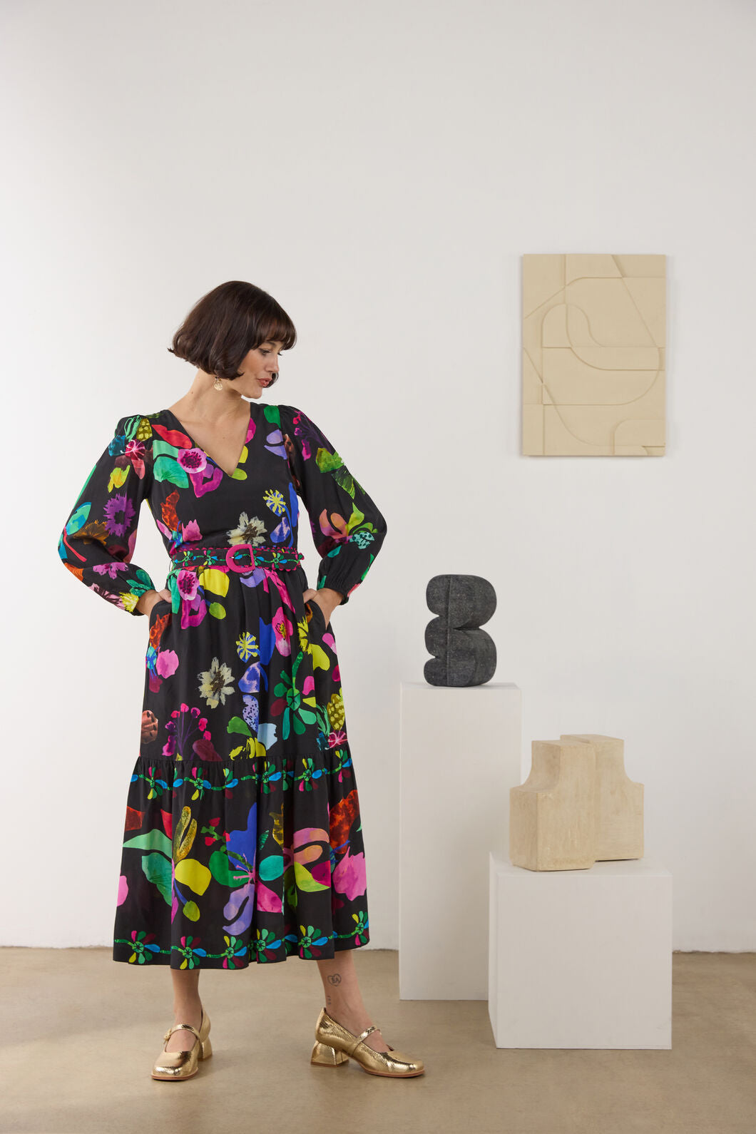 Gorman NZ - Electric Eden Maxi Dress - print