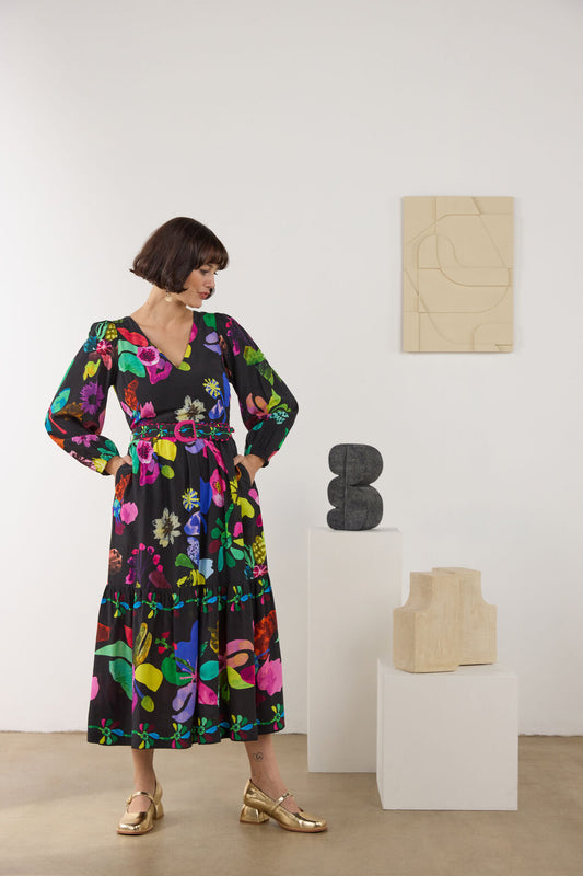 Gorman NZ - Electric Eden Maxi Dress - print