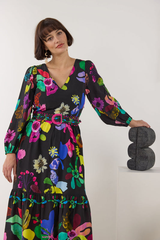 Gorman NZ - Electric Eden Maxi Dress - print