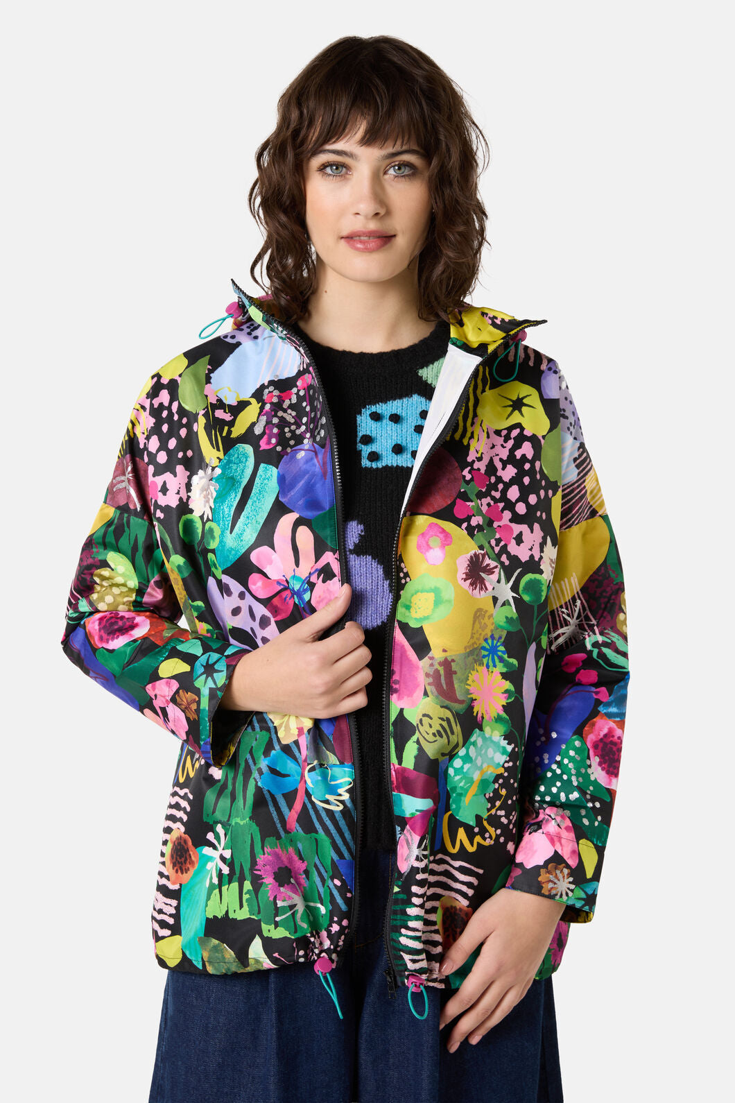 Gorman NZ - Electric Eden Raincoat - print