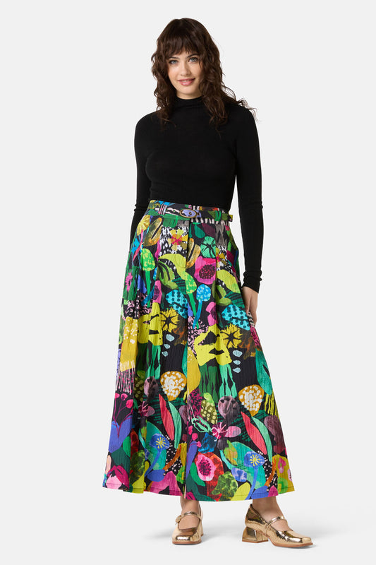 Gorman NZ - Electric Eden Cotton Skort - print