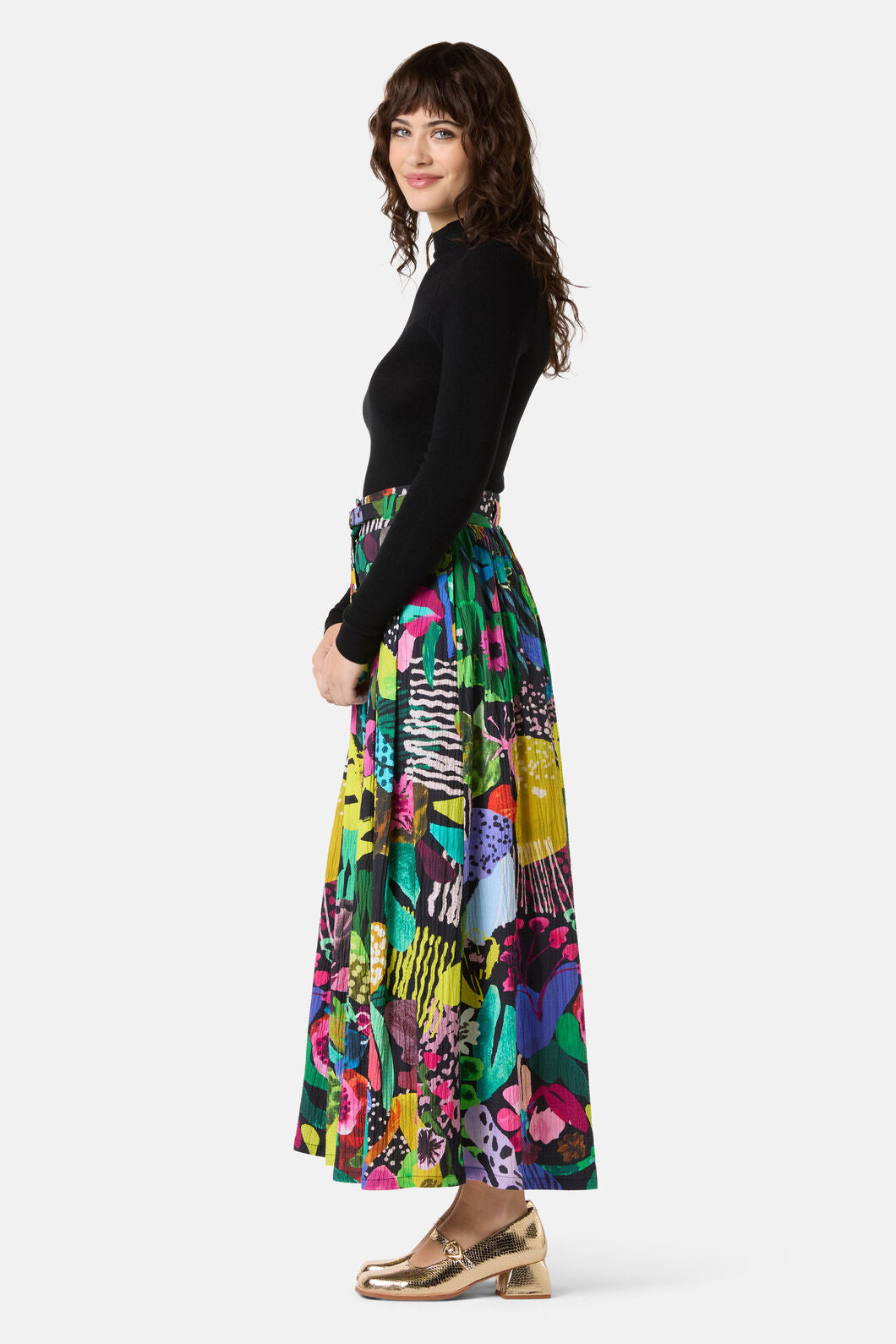 Gorman NZ - Electric Eden Cotton Skort - print