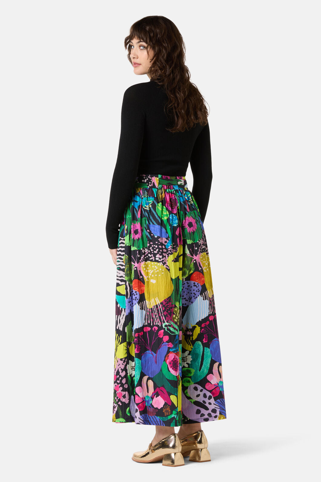 Gorman NZ - Electric Eden Cotton Skort - print