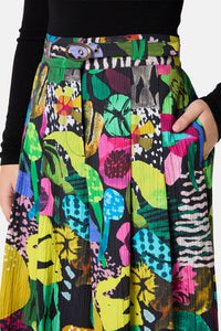 Gorman NZ - Electric Eden Cotton Skort - print