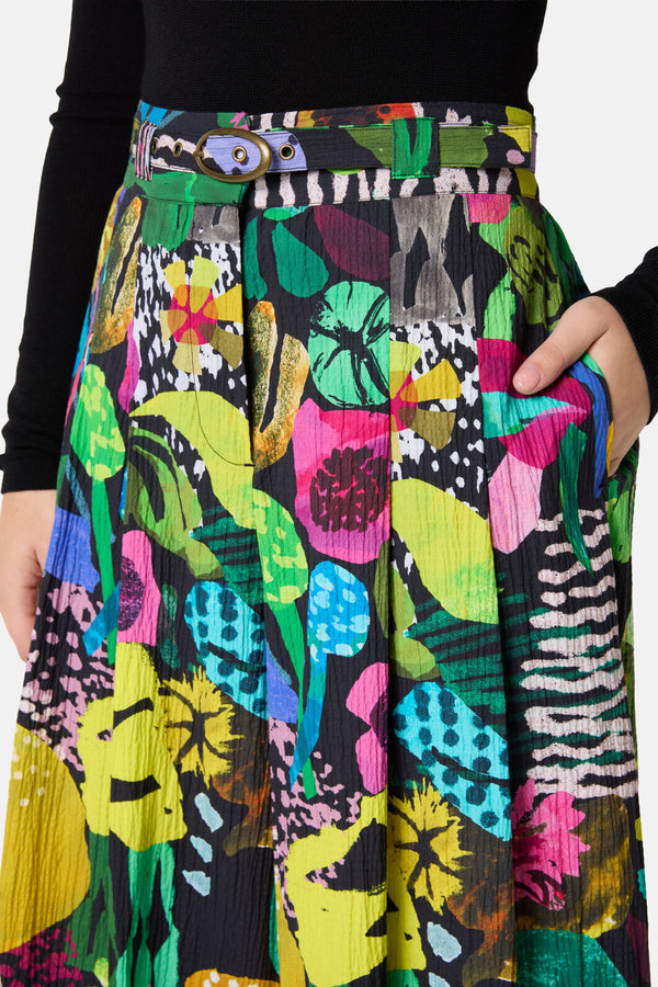 Gorman NZ - Electric Eden Cotton Skort - print
